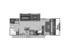 2019 Jayco Jay Feather 25RB Travel Trailer at Beilstein Camper Sales STOCK# JB0152 Floor plan Image