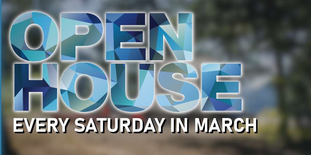 Open House Saturdays In March
