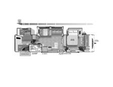 2023 Salem 33TSX Platinum Travel Trailer at Beilstein Camper Sales STOCK# 070355 Floor plan Image