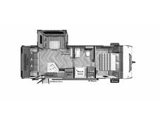 2021 Wildwood X-Lite 24RLXL Travel Trailer at Beilstein Camper Sales STOCK# 369317 Floor plan Image